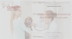 Desktop Screenshot of cranburyanimalhospital.com